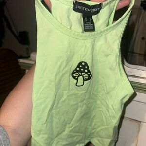 Streetwear Society Light Green Tank Top